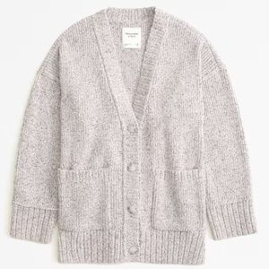 NWOT Abercrombie & Fitch long length chenille cardigan
